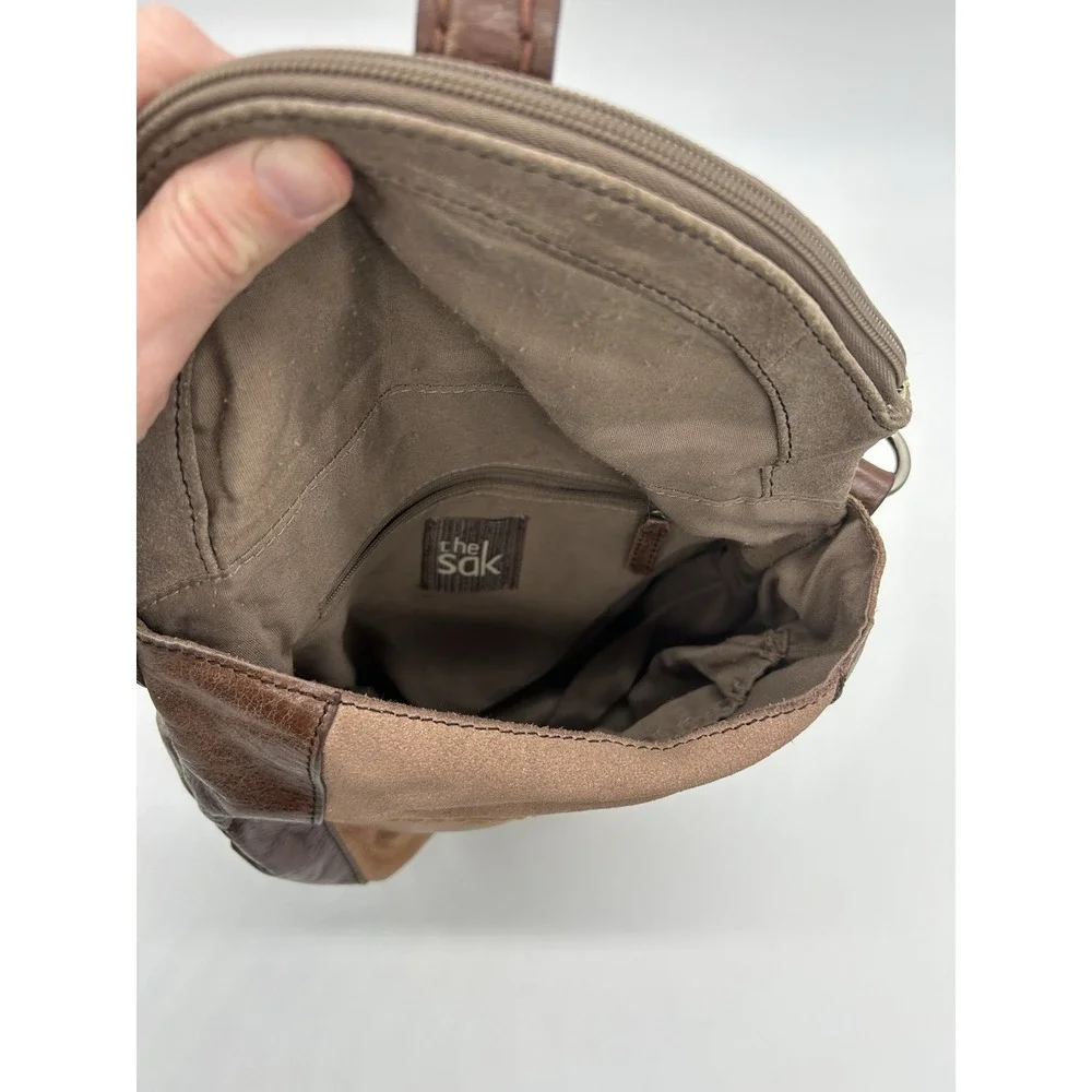 The Sak Crossbody Purse‎ Distressed Brown Two Tone